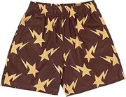 [UNRDSSR] Men's Basketball Shorts Prints Graphic Mesh Breathable Running Athletic Shorts Quick-Dry Workout for Sports
