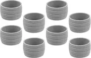 BCOATH 8pcs Silicone Bike Handlebar Tape Fixing Rings Nonslip Grip Wrap Buckle Protective Cover for Secure Handlebar Protection