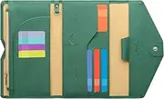 [Zoppen] Multi-Purpose RFID Blocking Travel Passport Wallet (Ver.4) Tri-fold Document Organizer Holder