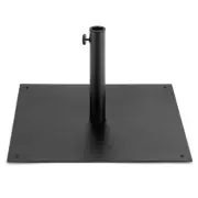 Honey Joy Patio Umbrella Stand 40 Lbs Steel Base Square Umbrella Holder In Black