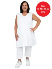 DALE & WATERS Plus size Cami - V-Neck Longline Cami Size 16-50