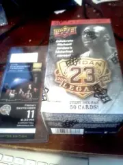 2009/10 UD Michael Jordan LEGACY Factory Sealed Box Set & H.O.F. TIX..AUTO?