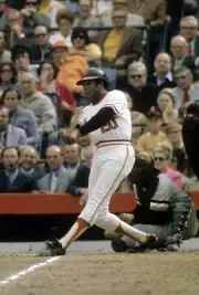 Outfielder Frank Robinson Of The Baltimore Orioles Swings 3 Old Photo