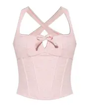 bowknot tie-up strap XL,L,M Pink