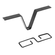 US Gutter Clip For Rain Chain Iron V Shaped Drain Pipe Rain Chain Adapter Hoo