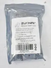 Zuonai Window Sash Locks White 2 Pack For Double Hung Latch Security Kit