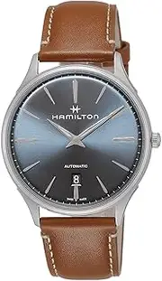 [Hamilton] Jazzmaster Thinline Auto Watch, Stainless Steel, Sapphire Crystal, Automatic Winding, Water Resistant to 5 ATM, 1.6 inches (40 mm), Swiss Watch, Men's