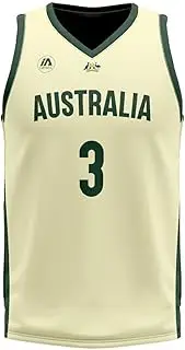 [IA iAthletic] IA Official Josh Giddey #3 Australia Boomers Jersey – Authentic Game-Day Basketball Singlet | Lightweight, Breathable Performance Fabric | Men’s National Team Edition