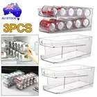 1/2/3x Soda Can Dispenser Drink Beer Beverage Storage Rack Holder Fridge Shelf