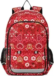 [ODAWA] Cute Llamas Cacti Backpack for School Boys Book Bags for Teens Kindergarten Sturdy Girls Boys Backpack