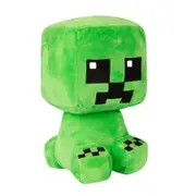 JUSCH Minecraft new bee steve plush doll sitting enderman creeper toy wholesale spot26cm green sitting creeper B113-123