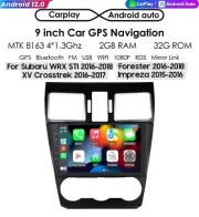 For Subaru Forester/WRX /XV 2016-2018 9" Android 12 Car GPS Stereo Radio Carplay