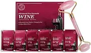 Natural's Advanced Pro Formula Wine Facial Cleanup Kit for Glowing Skin Blemish Free, Remove Blackheads, Fairer Complexion 60gm with Jade Roller
