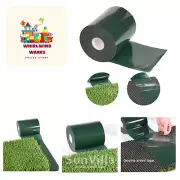 6''x33' Double-Sided Artificial Grass Green Joining Fixing Turf Self Adhesive...
