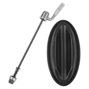 Bicycle Front Wheel Riser Block and Quick Release Skewer for Indoor Bike Training