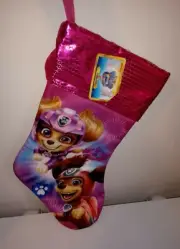 Nickelodeon Paw Patrol Kids Christmas Stocking The Movie Liberty & Skye New