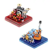 Musical Instruments Micro Blocks Building Sets,Classical Famous Building G&d