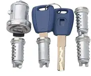 PEIKEDA Fit for Fiat Ducato SIP22 Blade Trunk Lock Ignition Lock OEM Full Set Door Lock Cylinder
