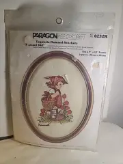 New Vintage 1975 Peasant Girl Hummel Crossstitch Paragon Needlecraft