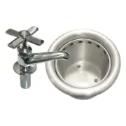 7" Ice Cream Dipper Well and Faucet Set