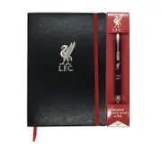 Liverpool FC Notebook & Pen A5 Executive Premium OFFICIAL Football Gift Black