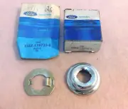 1970 Mustang Mach 1 Boss Cougar Eliminator NOS REMOTE RACING MIRROR NUT & PLATE