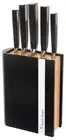 Stanley Rogers - Encased Bamboo Knife Block Set, 6 Piece - Black