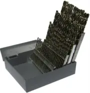 #1-#60 HSS 60 Piece Screw Machine Drill Bit Set