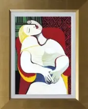 limited edition canvas reproduction of Pablo Picasso’s “The Dream”