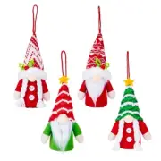 Christmas Hanging Gnome Pendant Decorative Hat Pendant Doll Accessory
