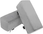 AUTSUPPL 1Pair Gaming Chair Armrest Cushion Ergonomic Elbow Pad for Office Gaming Chairs Easy Installation Padded Armrest for Optimal Support Height Grey Pair