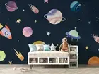 3D Space Planet Wallpaper Wall Murals Removable Wallpaper 112