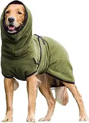 Dog Bathrobe Towel Bath Robe Pet Bathrobe Drying Coat Absorbent Towel for Large Medium Small Dog Super Warm Sleepwear