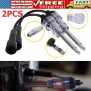 2PCS Spark Plug Tester in-Line 6-12V Ignition System Engine Coil Diagnostic Tool