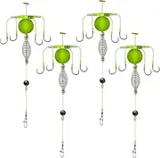 Carp Fishing Rig,4X Spring Bait Cage Fishing Hooks - Catfish Bait Holders, Sports & Outdoor Recreation Accessories for Catfish Trout Bass Octopus