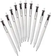 Mitsubishi Pencil Uni-Ball One Gel Ballpoint Pen, 0.38, Black, 10 Pieces, Hako UMNS38.24