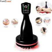 Microcurrent Meridian Scrape Infrared Body Detoxification Massage Comb Massagers