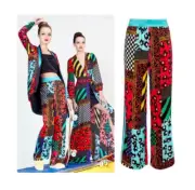 Alice + Olivia Benny Patchwork Pants, NWT, Size S, Retail $440.00