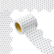 99 Feet Black and White Polka Dot Bulletin Board Borders 3 Rolls Decorative Polka Dot Rolled Border Classroom Bulletin Board Trim Back to School Decoration for Bulletin Boards Desks Home