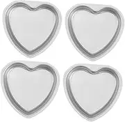 Heart Baking Pan Heart Cake Mold Tin 4 Inch Nonstick for Easy Cleaning Great for Events