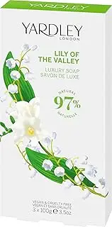 [Yardley] Of London Lily Of The Valley Luxury Soap Pack 3 X 3.5 Oz, 104 ml