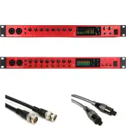 Focusrite Clarett+ 8Pre USB-C Audio Interface and Preamp Expansion Bundle