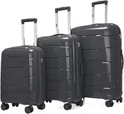 [sdneNest] Carry-on Suitcase Luggage Luggage Sets 3 Piece Suitcases with Wheels, Expandable and Travel Lightweight Carry-on Suitcases Carry On Luggages (G 20+24+28 in)
