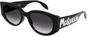 NEW Alexander McQueen CASUAL LINES AM 0330S Sunglasses 001 100% AUTHENTIC