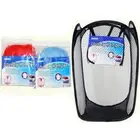 Large Laundry Bag Basket Mesh Hamper Foldable Wash Clothes Storage Bin 5 Colors