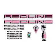 Redline - 1991- 720 - Pink and Black Decal set - Old school bmx