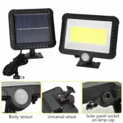 100Led Solar Sensor Light Motion Detection Security Garden Flood Lamp 1/2PCS