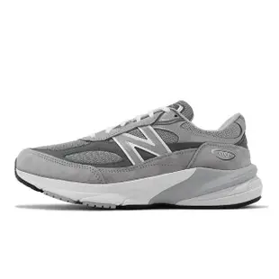 【NEW BALANCE】休閒鞋 990 V6 4E 超寬楦 灰 元祖灰 美製 男鞋 麂皮 復古 NB 紐巴倫(M990GL6-4E)