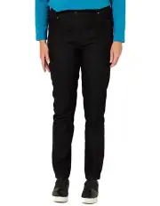[Fella Hamilton] Code Zip Front Narrow Leg Jeans in Black
