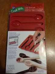 Wilton Silicone Candy Spoon 8 Cavity, NEW, Candy Melts